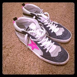 Mid rise Golden Goose  pink and grey size 41